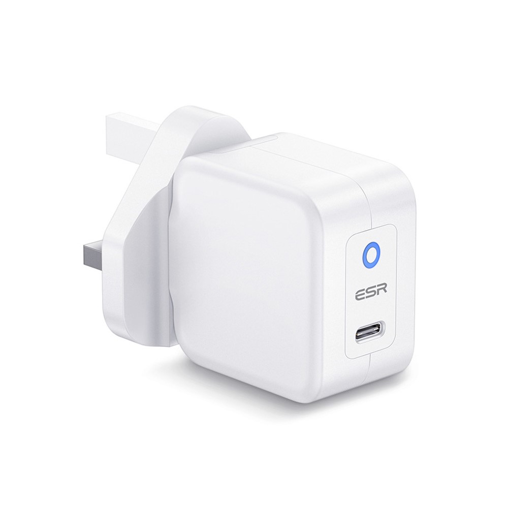 ESR EFB004O 20W PD Fast Charging Mini Smart Travel Wall Charger - UK Plug/White-1