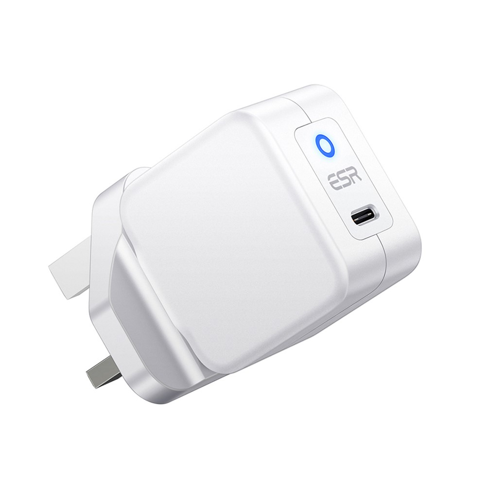 ESR EFB004O 20W PD Fast Charging Mini Smart Travel Wall Charger - UK Plug/White-4