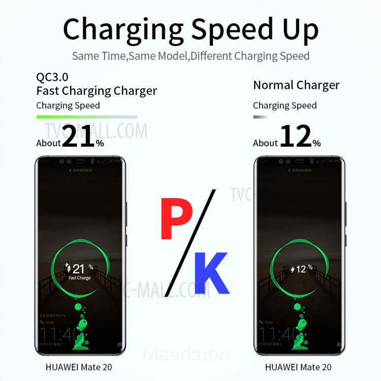 WPS-MKL-027 Macaron Color 3 USB Ports QC3.0 Phone Tablet Fast Charger Home Travel Power Adapter - Black/EU Plug-2