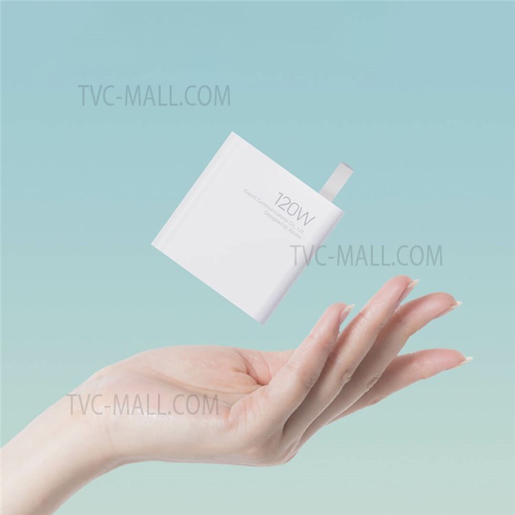 XIAOMI MDY-13-ET 120W Simple Style Fast Charger Lightweight Wall Charger Adapter with Type-C Charging Cable-7