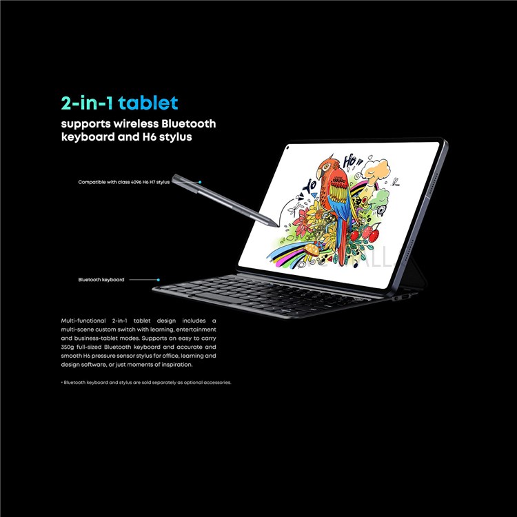 CHUWI HiPad Pro 10.8" 2K IPS Full Screen Tablet 8GB LDDR4X + 128GB UFS2.1 SSD Portable Tablets PC Support 4G LTE WiFi - US Plug-15