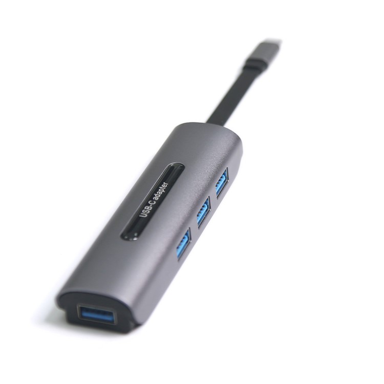 Tipo C*2 Para USB3.0/F*4 (4 em 1 Posto de Docking)-12