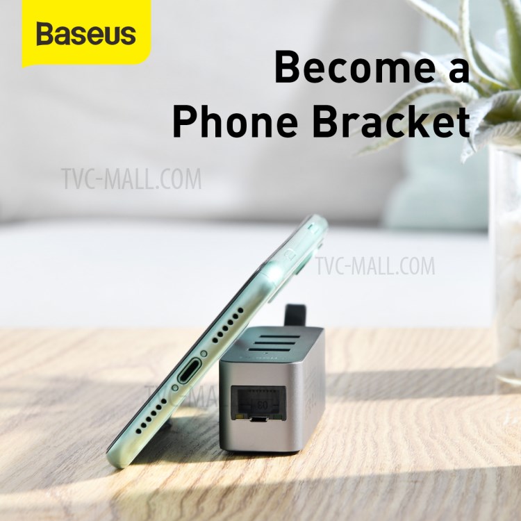 BASEUS Canhão Aço Série USB A Para USB 3.0 Adaptador * 3 + RJ45 HUB - Dray Escuro-7