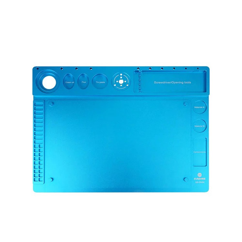 Sunshine SS-004N Microscope Tapis De Réparation (métal + Silicone)