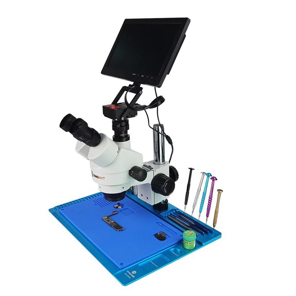 Sunshine SS-004N Microscope Tapis De Réparation (métal + Silicone)