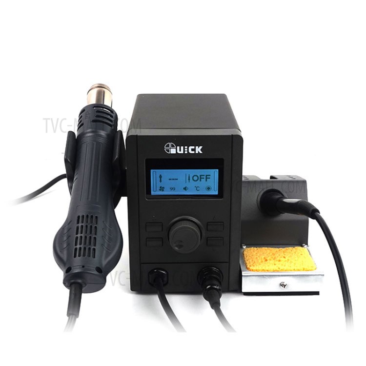 QUICK 715 Soldering Station Intelligent Mini 2 in 1 Soldering Station for Mobile Phone Repair - AC 110V-2