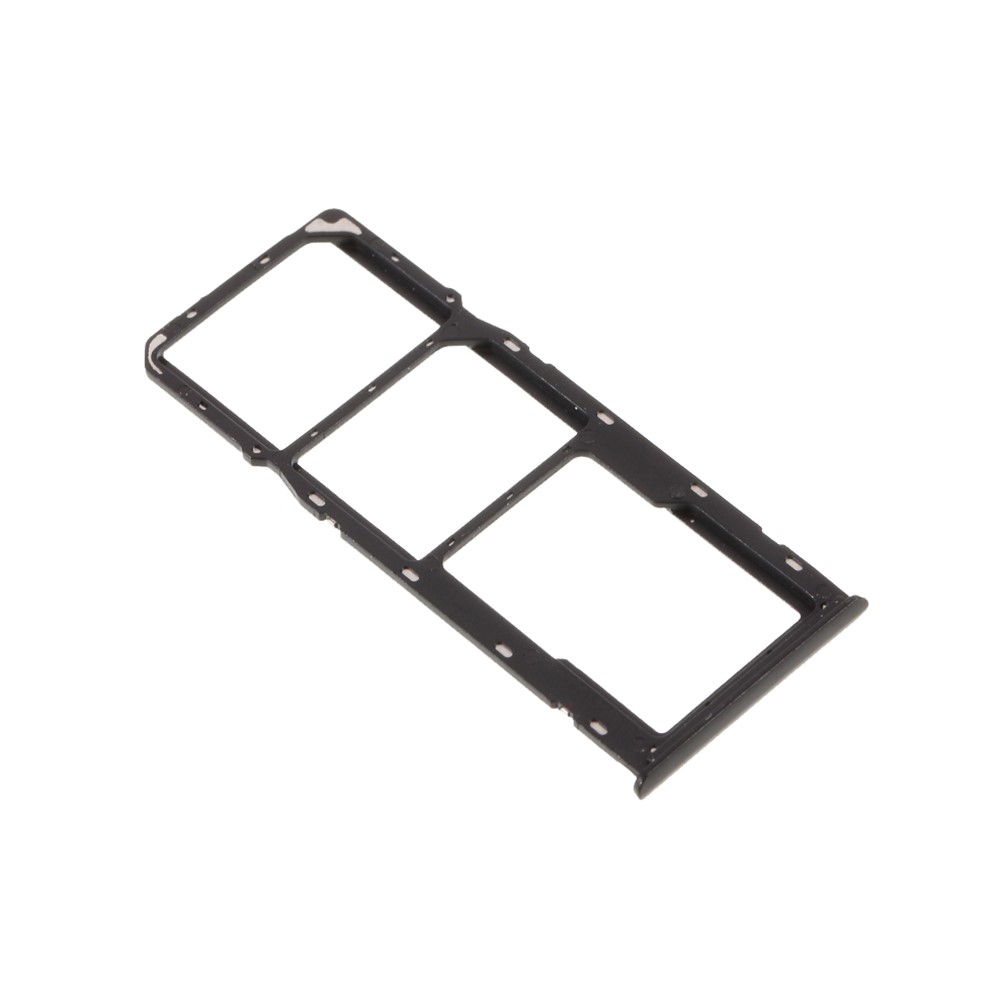 OEM Dual SIM Card + Micro SD Card Tray Holders Part for Oppo Realme 5 - Black-3