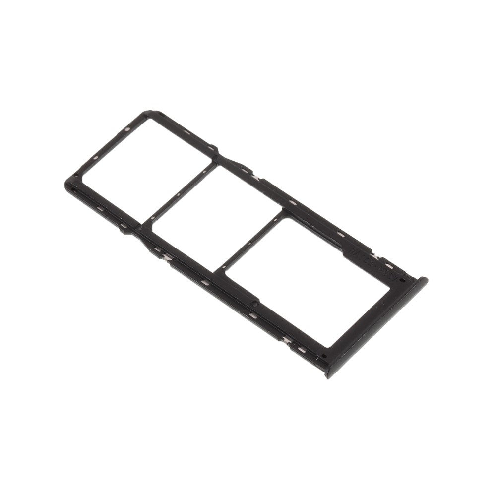 OEM Dual SIM Card + Micro SD Card Tray Holders Part for Oppo Realme 5 - Black-4