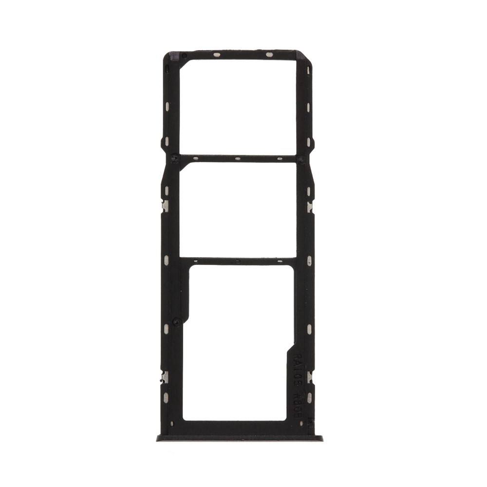 OEM Dual SIM Card + Micro SD Card Tray Holders Part for Oppo Realme 5 Pro - Black-2