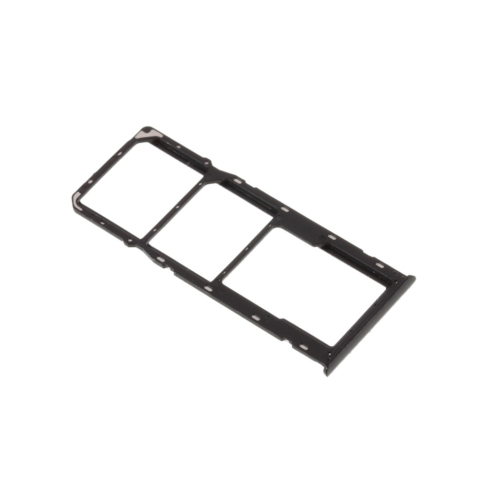 OEM Dual SIM Card + Micro SD Card Tray Holders Part for Oppo Realme 5 Pro - Black-4