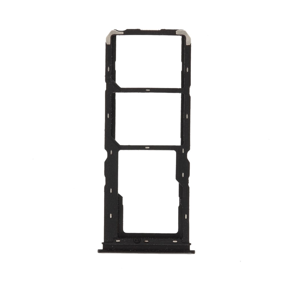 OEM Dual SIM Card + Micro SD Card Tray Holders Part for vivo Y93 - Black-1