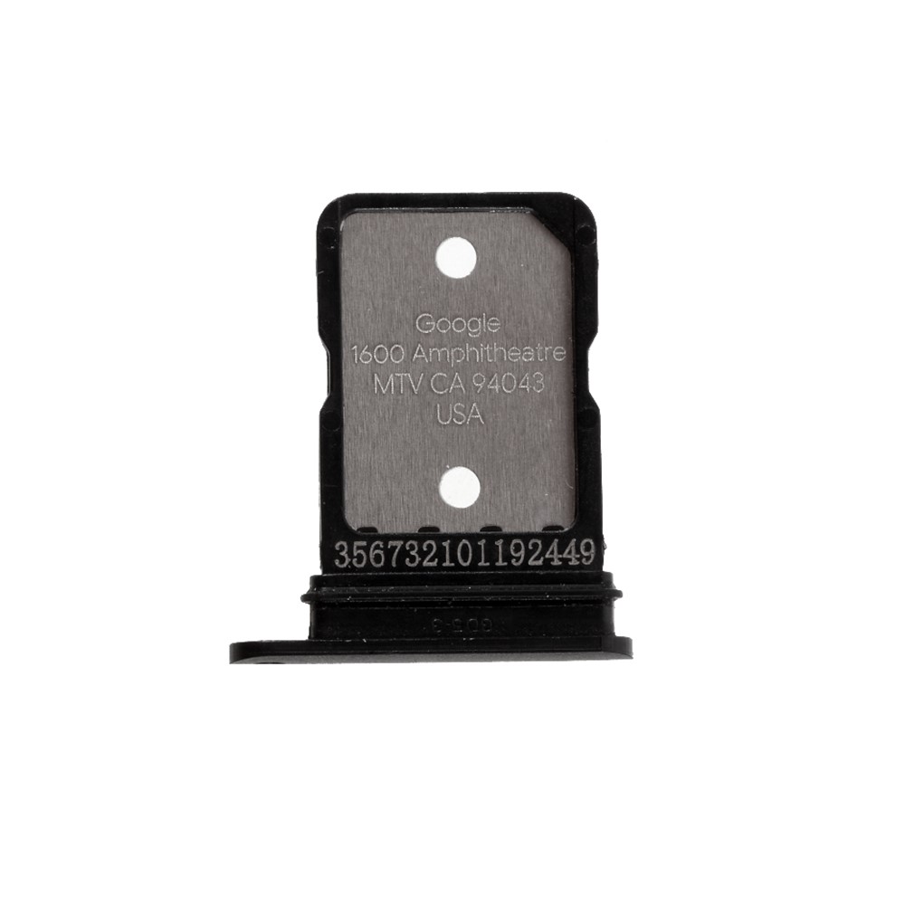 OEM SIM Card Tray Holder Replace Part for Google Pixel 4/4 XL - Black-1