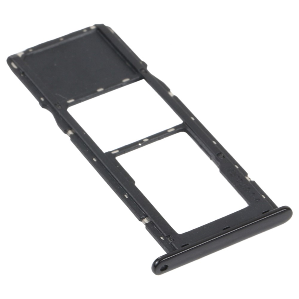 OEM SIM Card + TF Card Tray Holder Replacement (without Logo) for LG K41S - Black-3