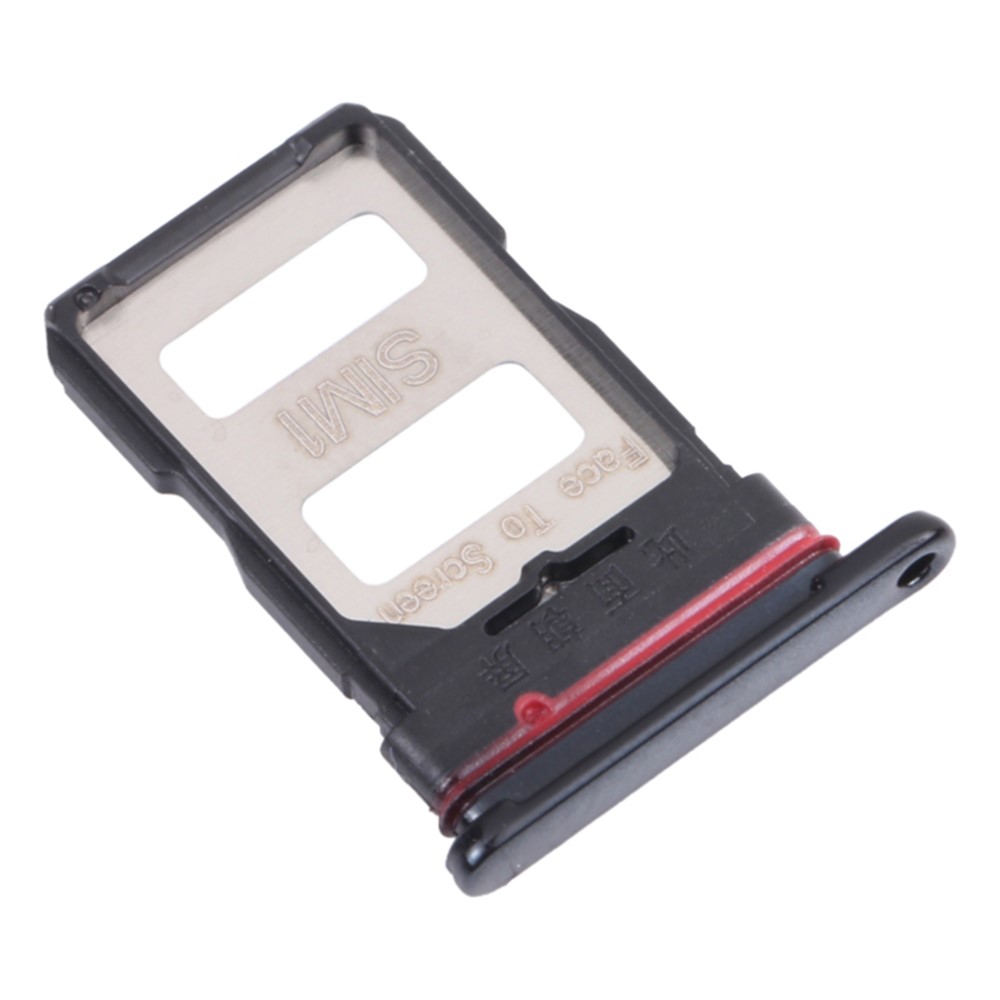 Dual SIM Card Tray Holder Replacement (without Logo) for Xiaomi Redmi K40 Pro/Redmi K40 - Black-1