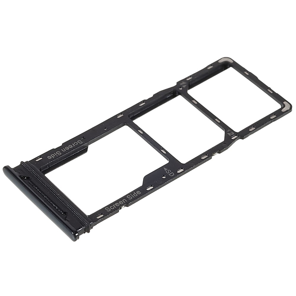 For Infinix Zero 8 X687 / Zero 8i X687B Dual SIM Cards + Single SD Card Tray Holder Replacement (without Logo) - Black-3