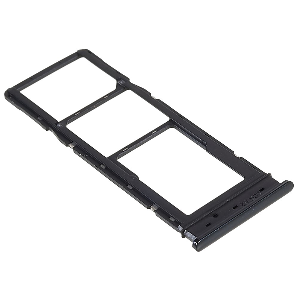 For Tecno Spark 5 Air KD6 Dual SIM Cards + Single SD Card Tray Holder Replacement (without Logo) - Black-4
