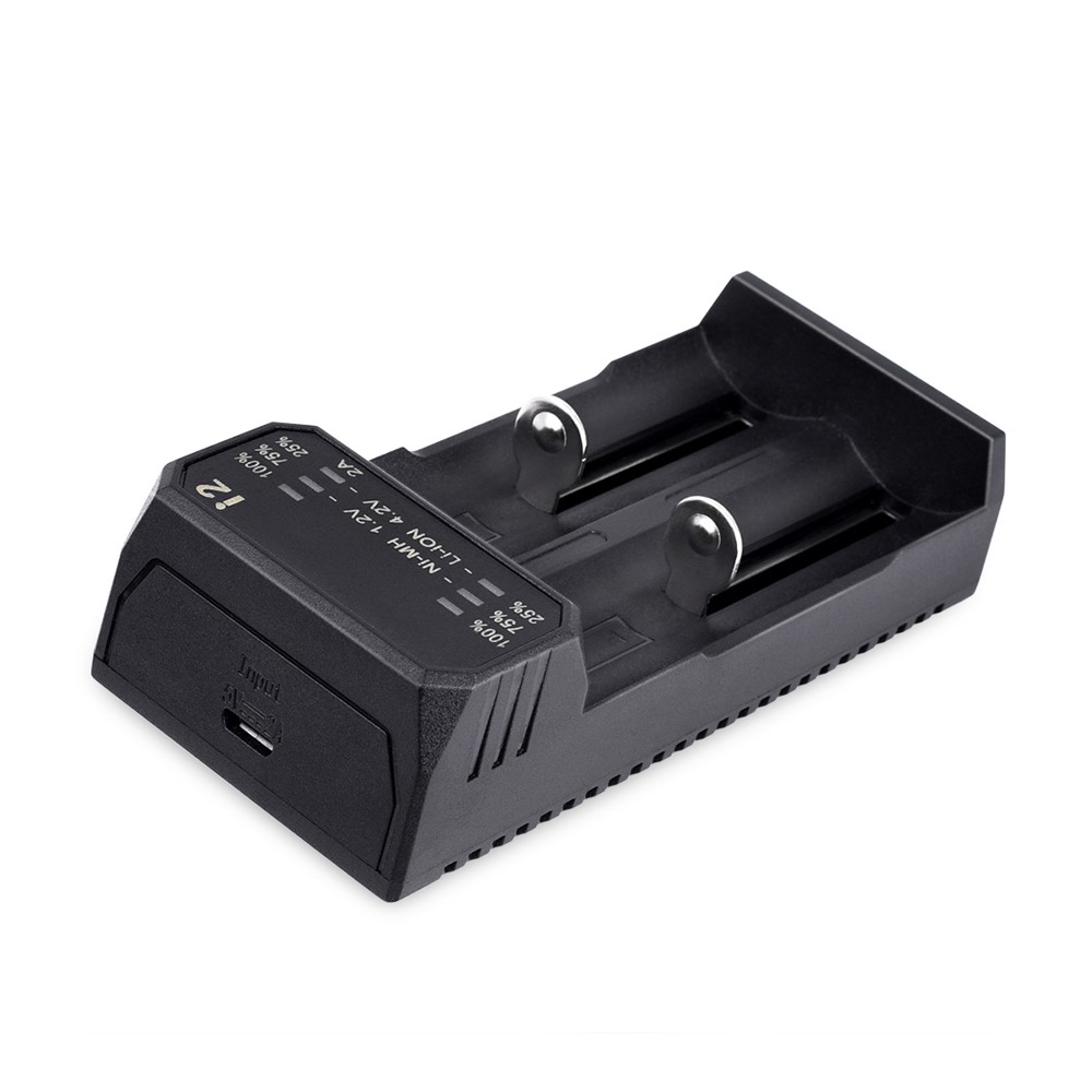 ESSAGER ECDQ-I201 2 Slot Rechargeable Battery Charger with LED Indicator for Lithium/Ni-MH Battery-8