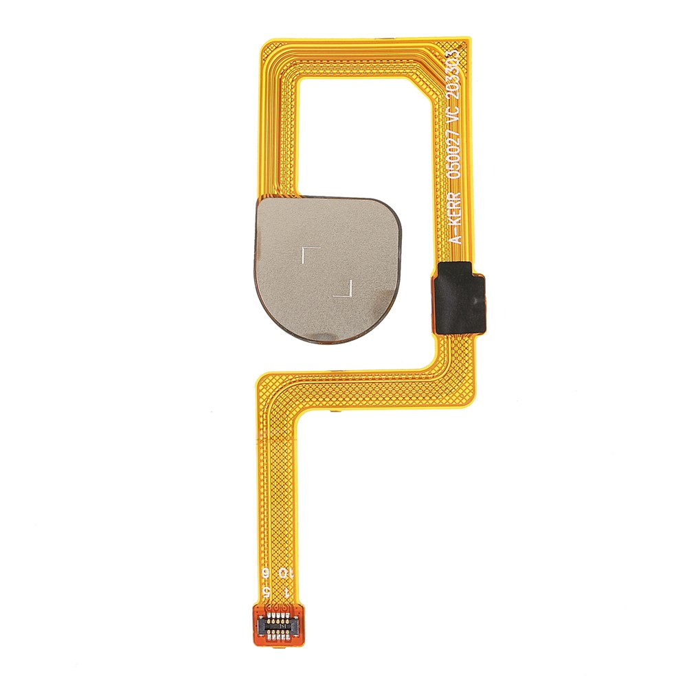OEM Home Key Fingerprint Button Flex Cable Part Replacement (without Logo) for LG K51 - Grey-5