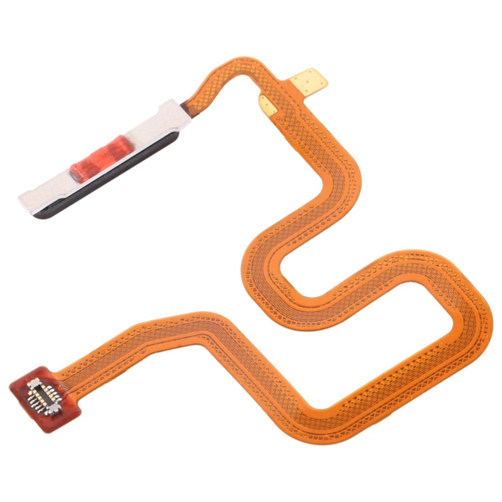 OEM Home Key Fingerprint Button Flex Cable Part Replacement (without Logo) for Realme 6 - Black-2