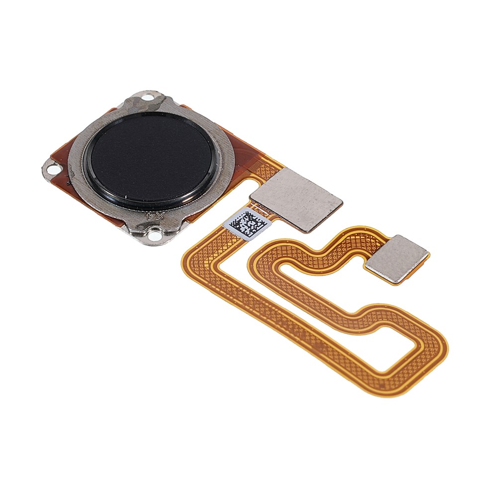 For Xiaomi Redmi 6 (Dual Camera: 12MP+5MP)/6A (Single 12MP Rear Camera) OEM Home Key Fingerprint Button Flex Cable Part Replacement (without Logo) - Black-4