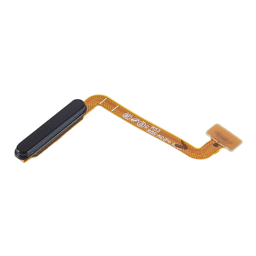 Para o Samsung Galaxy M53 5G SM-M536B OEM Chave Homegem Botão do Filho Boturo Flex Cabo Sublicipação (sem Logotipo) - Preto-3