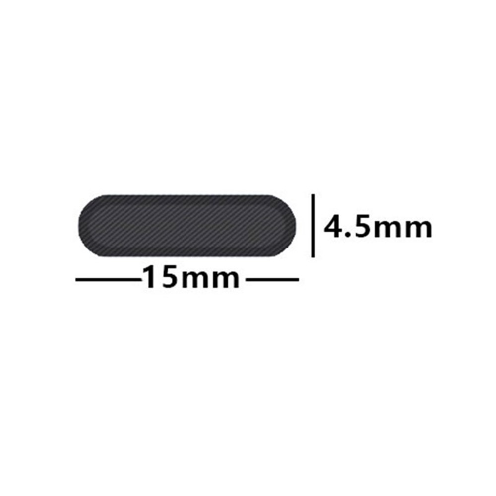 10Pcs / Set 15 x 4.5cm Mobile Phone Dustproof Net Stickers Speaker Mesh Protector Anti Dust Adhesive Dust Sticker Universal Phone Trumpet Net Accessories - Black-7