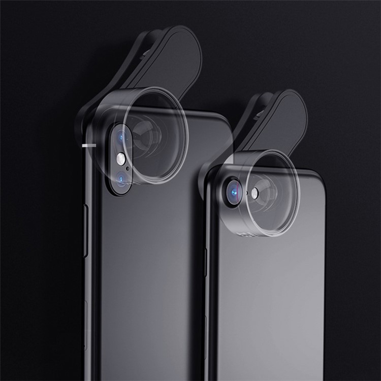 XIAOTIAN Mobile Phone Lens Professional Shooting Lens External HD Camera Fill Light + Ultra-Clear Lens Set with Ultra-Wide Angle + Macro + Fisheye-10