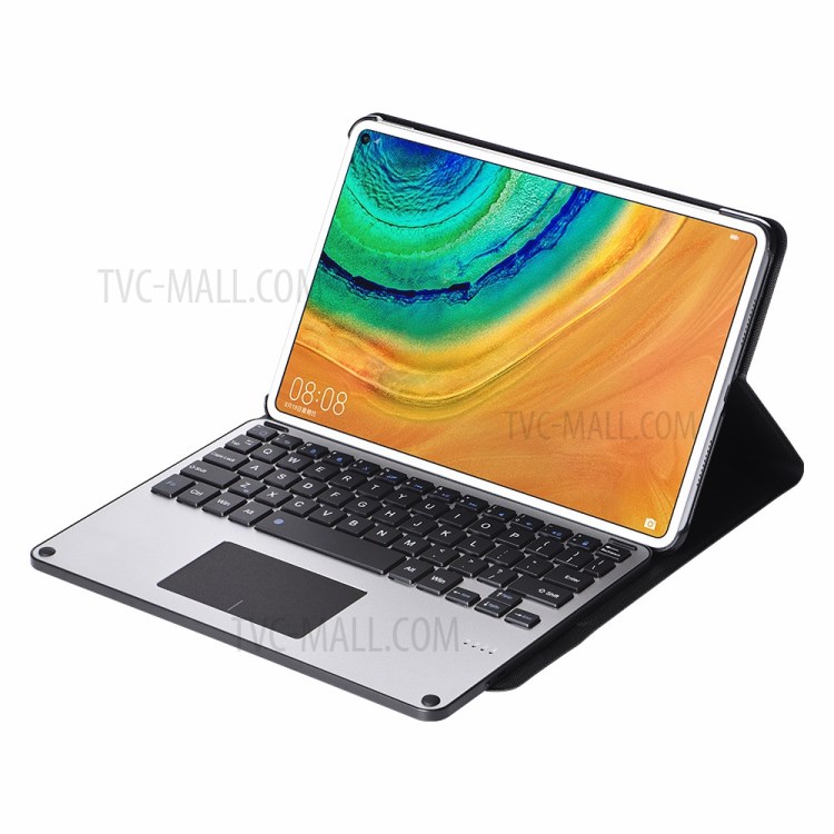 Removable Bluetooth Keyboard Leather Stand Shell for Huawei MatePad Pro - Black-4