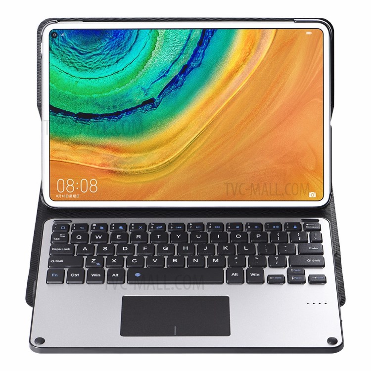 Removable Bluetooth Keyboard Leather Stand Shell for Huawei MatePad Pro - Black-5
