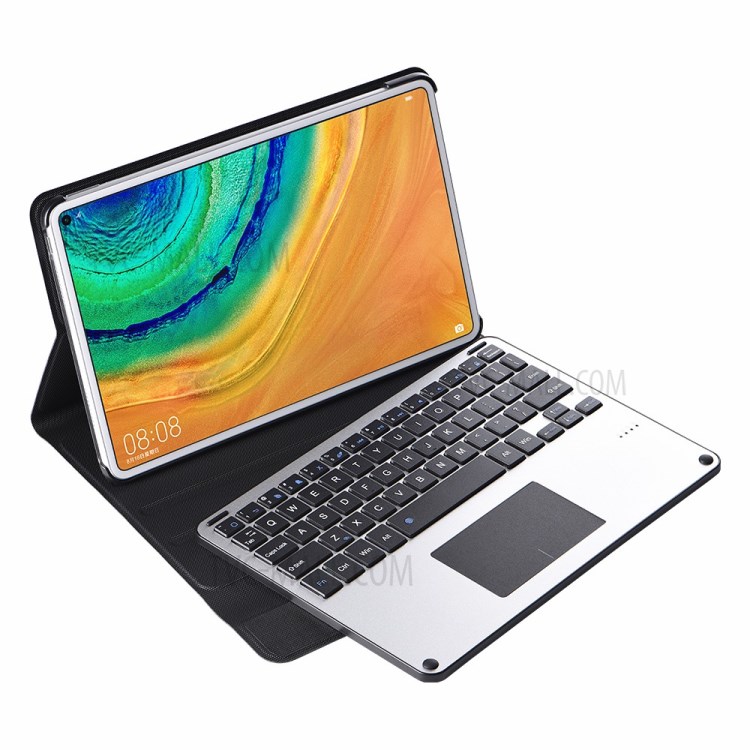 Removable Bluetooth Keyboard Leather Stand Shell for Huawei MatePad Pro - Black-6