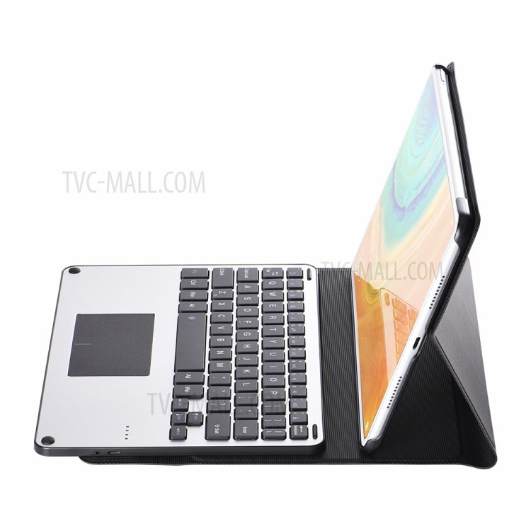 Removable Bluetooth Keyboard Leather Stand Shell for Huawei MatePad Pro - Black-8