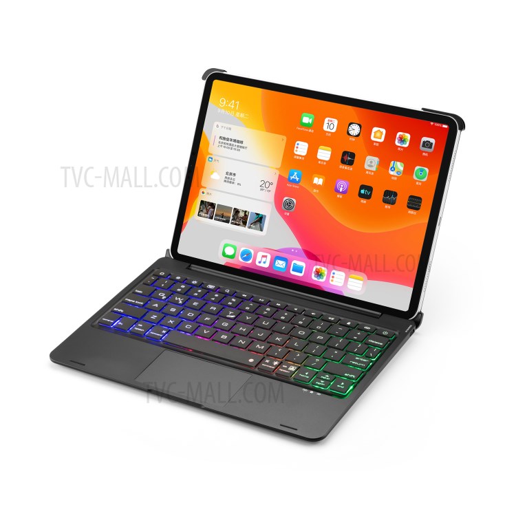 Aluminium Alloy Flip Bluetooth Backlight Keyboard with Tablet Stand Cover for iPad Pro 11-inch (2020)-10