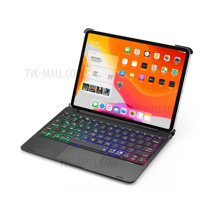 Aluminium Alloy Flip Bluetooth Backlight Keyboard with Tablet Stand Cover for iPad Pro 11-inch (2020)-11