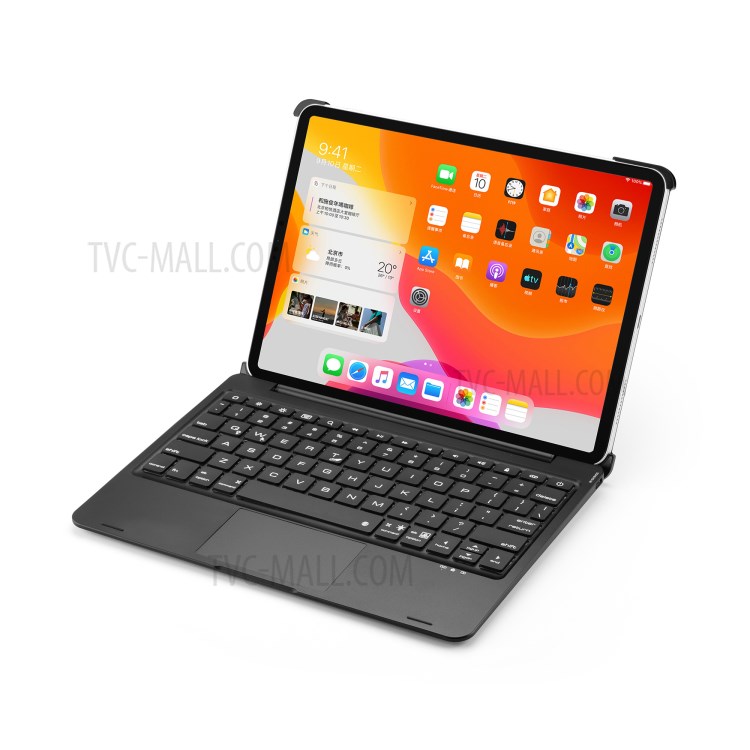 Aluminium Alloy Flip Bluetooth Backlight Keyboard with Tablet Stand Cover for iPad Pro 11-inch (2020)-9
