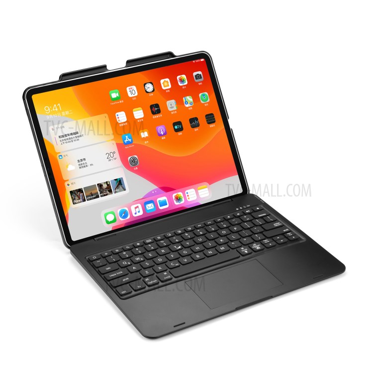 Flip Bluetooth Backlight Keyboard with Tablet Stand Cover for iPad Pro 12.9-inch (2020) - Black-16