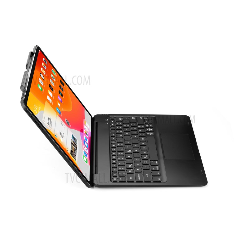 Flip Bluetooth Backlight Keyboard with Tablet Stand Cover for iPad Pro 12.9-inch (2020) - Black-17