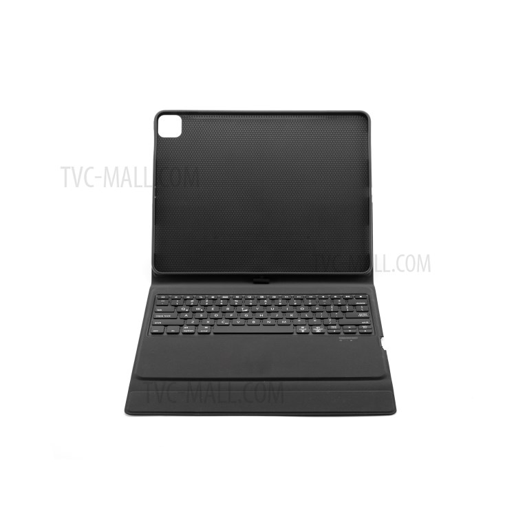 Bluetooth Backlight Keyboard Leather Stand Case for iPad Pro 12.9-inch (2020) (2018) - Black-12