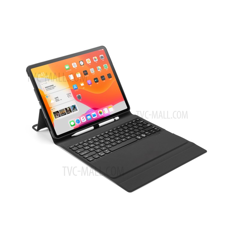 Bluetooth Backlight Keyboard Leather Stand Case for iPad Pro 12.9-inch (2020) (2018) - Black-15