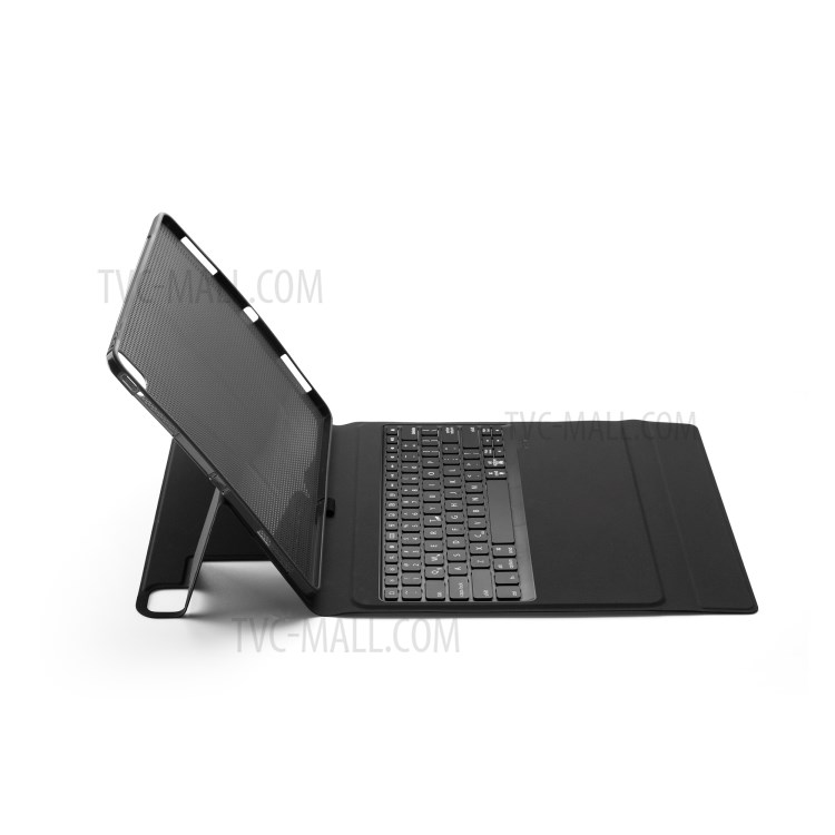 Bluetooth Backlight Keyboard Leather Stand Case for iPad Pro 12.9-inch (2020) (2018) - Black-16