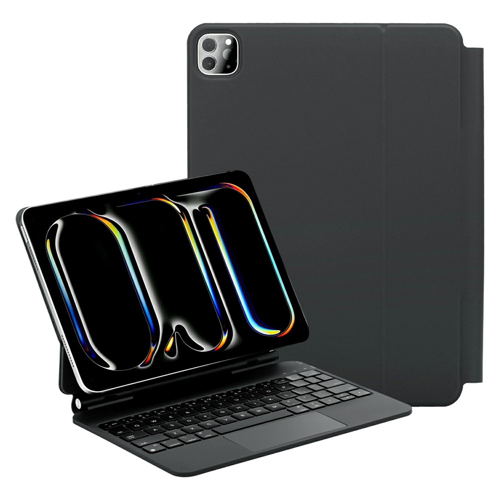 Y7 Keyboard Case for iPad Air 11 (2026) / (2025) / (2024) / iPad Air (2022) / (2020) / iPad Pro 11 (2022) / (2021) / (2020) / (2018) Bluetooth-compatible Backlit Keyboard - Black