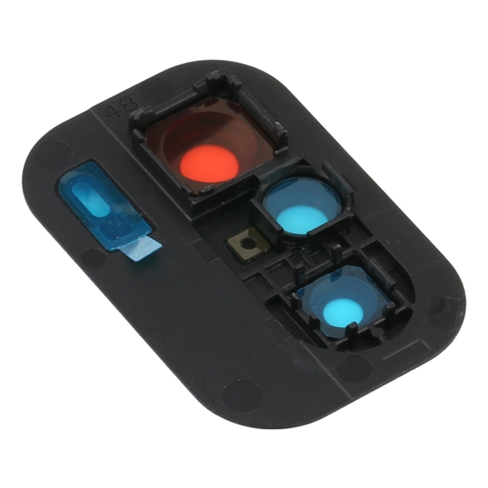 Back Camera Lens Holder Cover with Glass Part (without Logo) for Xiaomi Redmi K40 (48MP) M2012K11AC - Black-2