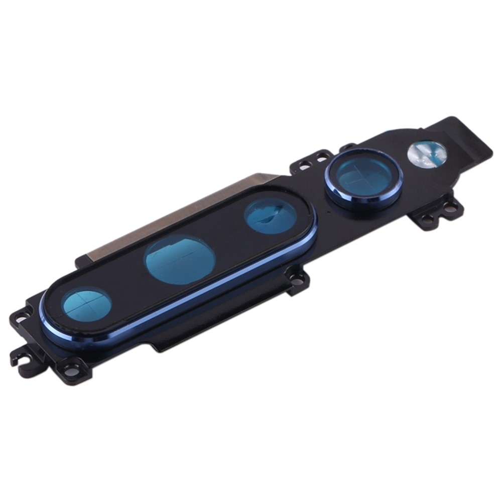 Back Camera Lens Holder Cover with Glass Part (without Logo) for Xiaomi Mi 10 5G - Blue-2
