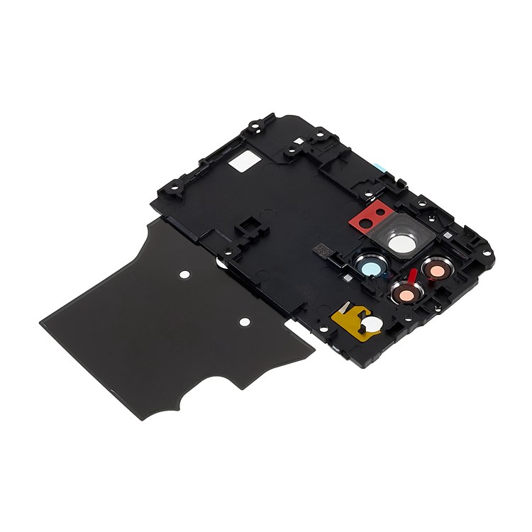 For Huawei P40 lite 4G OEM Mainboard Plate Cover + Camera Lens Ring Cover Part with NFC Function (without Logo) - Green-4