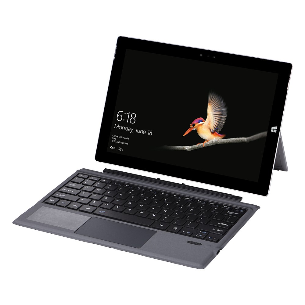 1089A for Microsoft Surface Pro 3 / 4 / 5 / 6 / 7 Laptop Magnetic Adsorption Bluetooth Wireless Keyboard with Touchpad-2