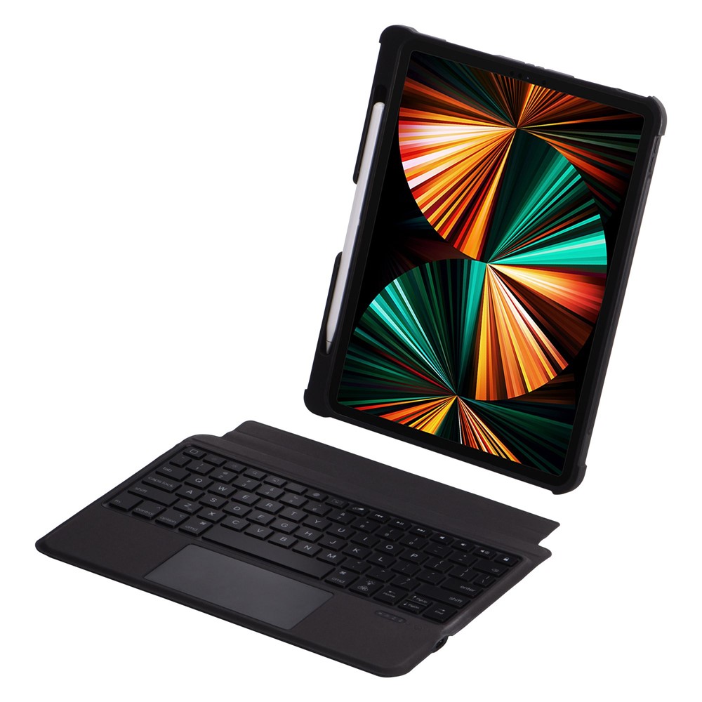 T5207D For iPad Pro 11-inch (2018) / (2020) / Air (2020) 10.9 inch Detachable Bluetooth Keyboard Case with TouchPad, PU Leather Protective Case-3