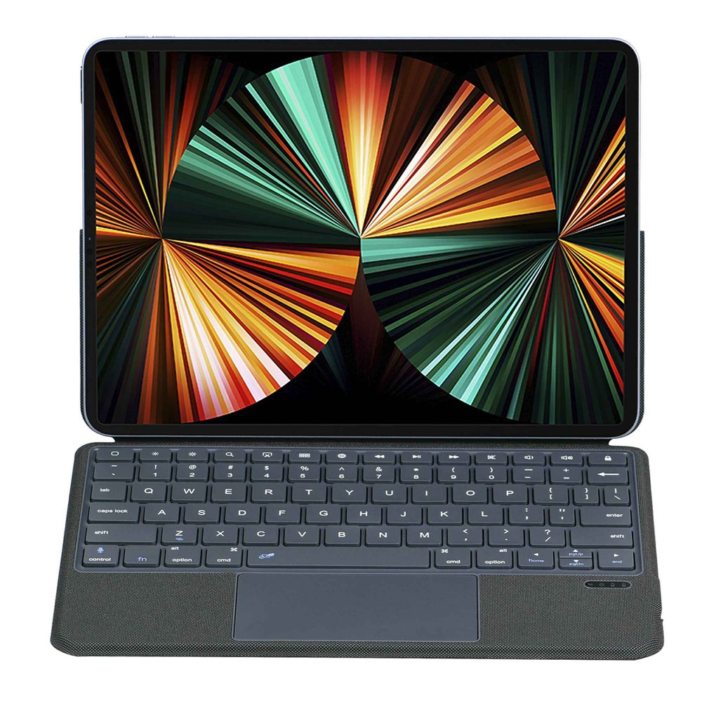 3125 / 6 For iPad Pro 11-inch (2018) / (2020) / (2021) / Air (2020) PU Leather Bluetooth Keyboard Case with TouchPad Anti-Drop Tablet Protective Cover-3