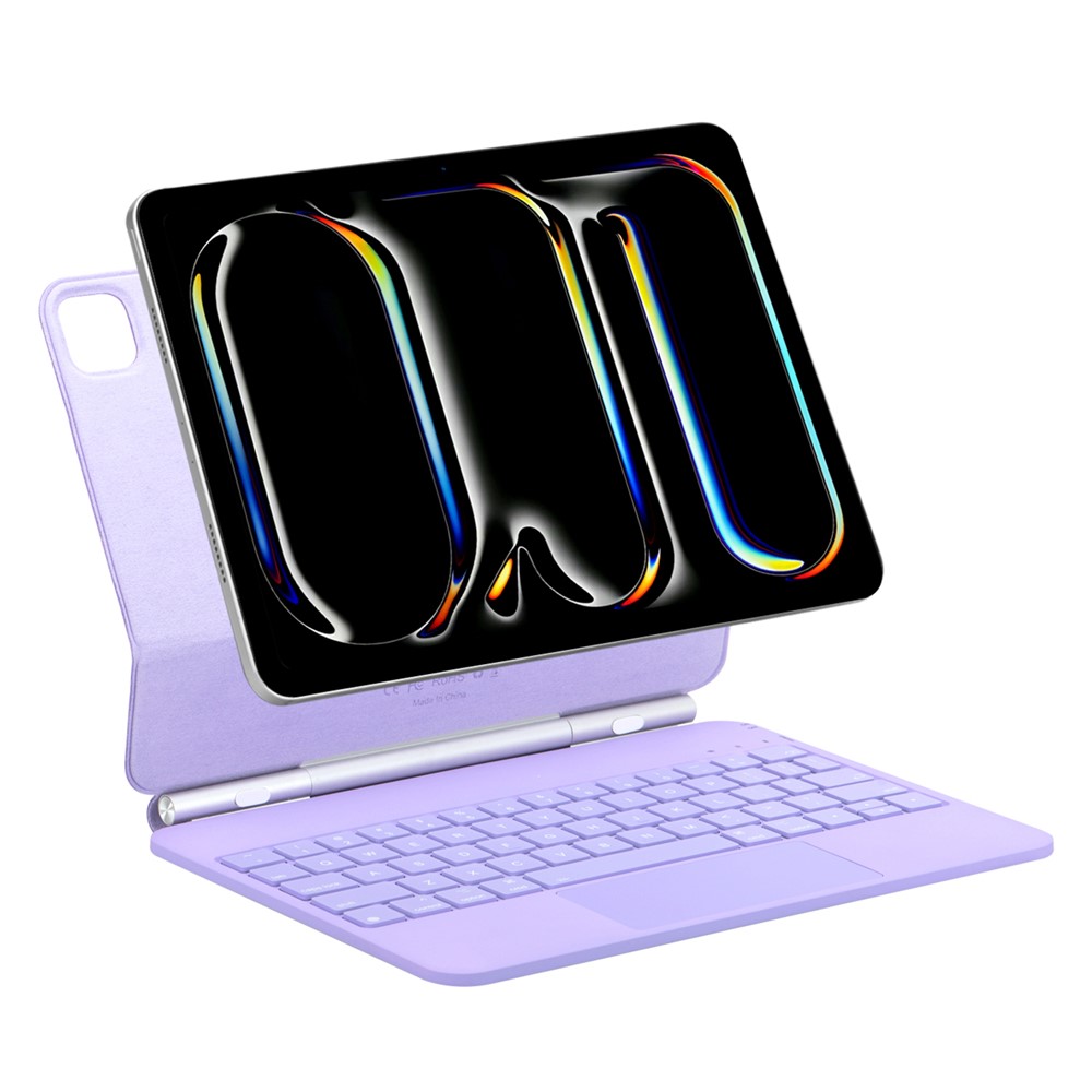 X7 Floating Magnetic Keyboard Case for iPad Air 11 (2026) / (2025) / (2024) / Air (2022) / (2020) / iPad Pro 11 (2022) / (2021) / (2020) / (2018) with Touchpad - Purple
