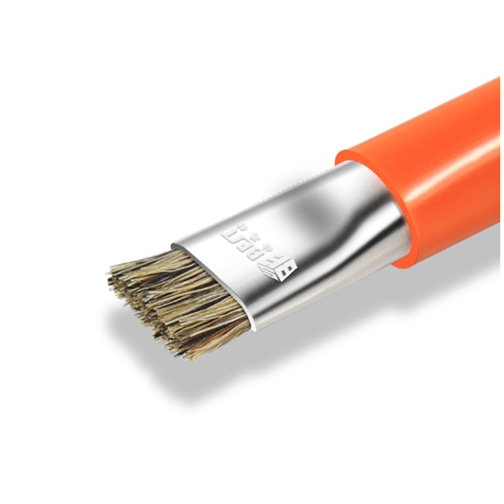 MELHOR BST-71 Double-end Escova De Limpeza Javali Cerdas Escova De Cabelo Escova De Limpeza Anti-estática - Cor Aleatória-4