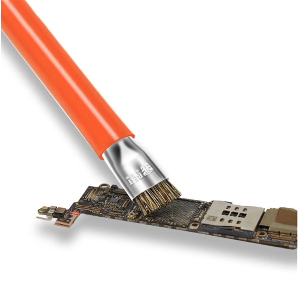 MELHOR BST-71 Double-end Escova De Limpeza Javali Cerdas Escova De Cabelo Escova De Limpeza Anti-estática - Cor Aleatória-5