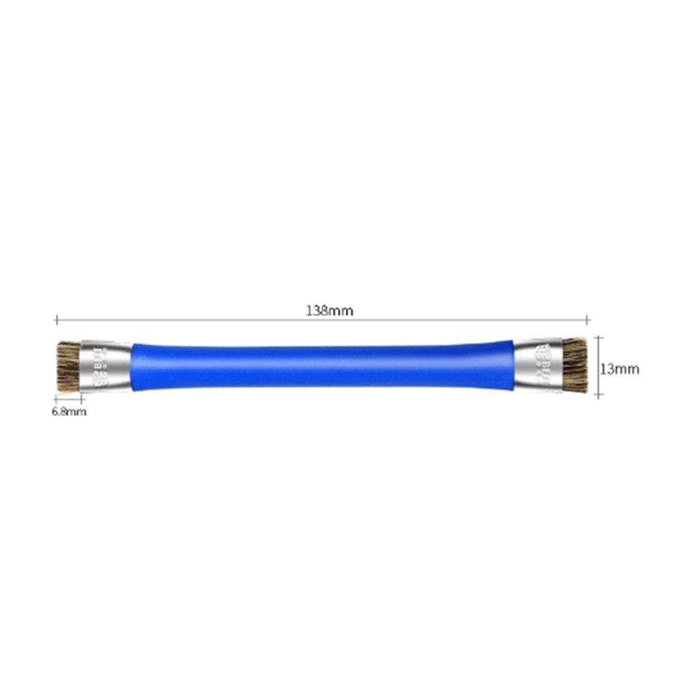MELHOR BST-71 Double-end Escova De Limpeza Javali Cerdas Escova De Cabelo Escova De Limpeza Anti-estática - Cor Aleatória-6